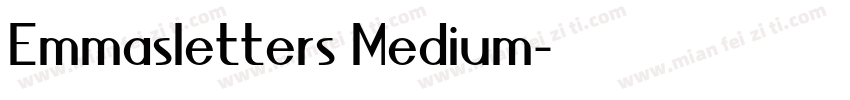 Emmasletters Medium字体转换